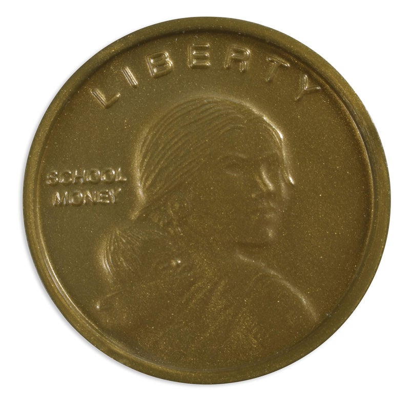 LEARNING ADVANTAGE Play Dollars - Set of 50 Plastic Coins - Designed and Sized Like Real US Currency - Teach Money Math With This Pretend Play Resource - Image 1